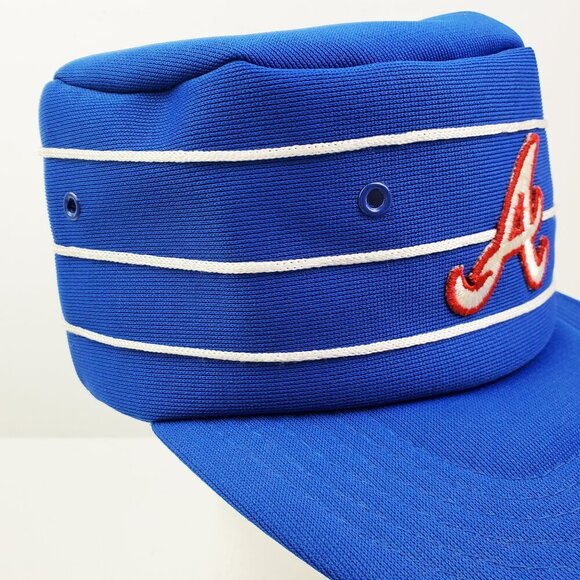 Atlanta Braves Vintage Pillbox Hat Snapback Cap MLB Baseball Unworn NWOT - Picture 9 of 13